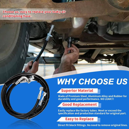 Solidspare C4677 Rear Aux AC Lines Replacement for Caravan & Town and Country 2008-2011