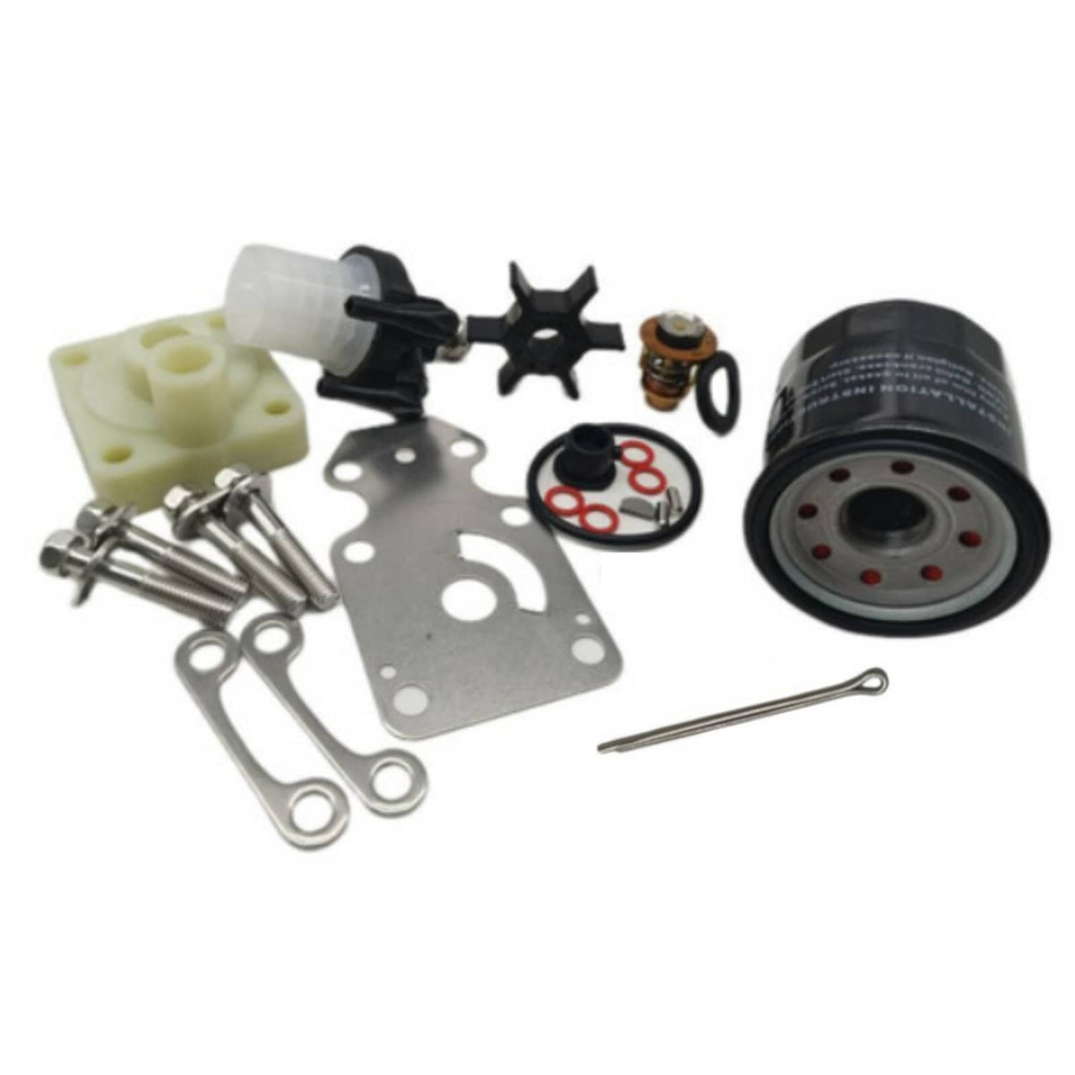 Solid Spare Maintenance Service Kit For Yamaha F20B (2007+) Years Outboard & Oil Fuel Filter