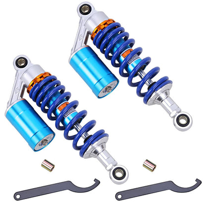 Solidspare 11" 280mm Motorcycle Rear Air Shock Absorbers Suspension For Honda Suzuki Yamaha