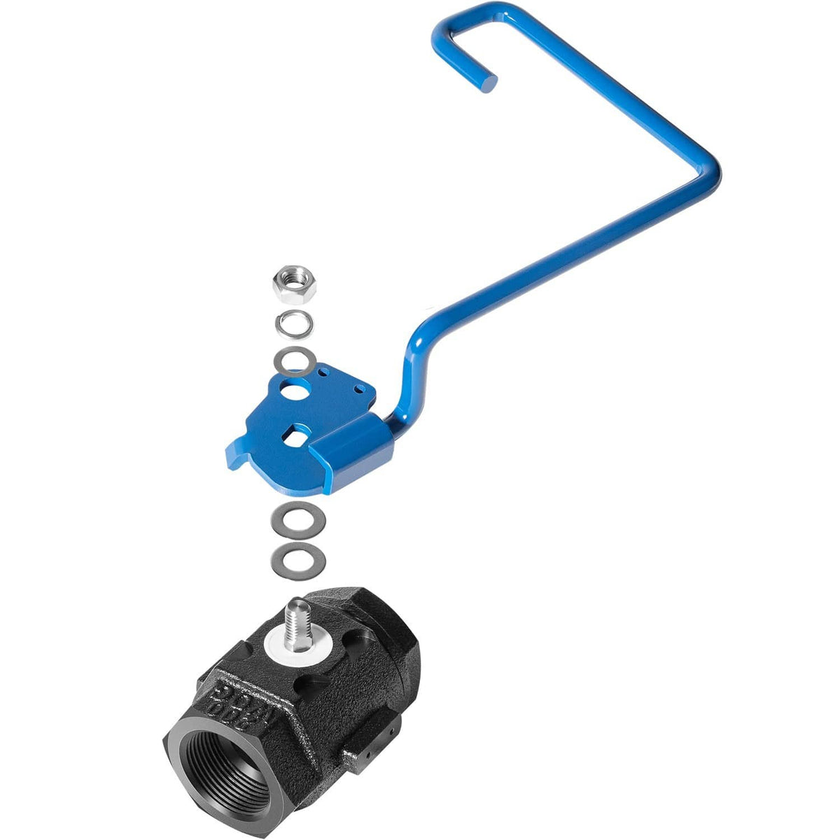 Solidspare 60131007 Ball Valve 1-1/4” Right Hand for Pitco & Magikitchen Fryers for SG14