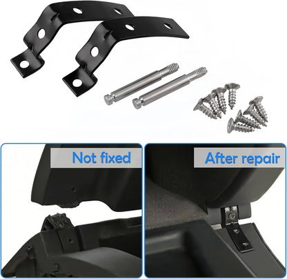 Solidspare Glove Box Lid Hinge Snapped Repair Fix Brackets Kit For Audi A4 S4 RS4 B6 B7 8E