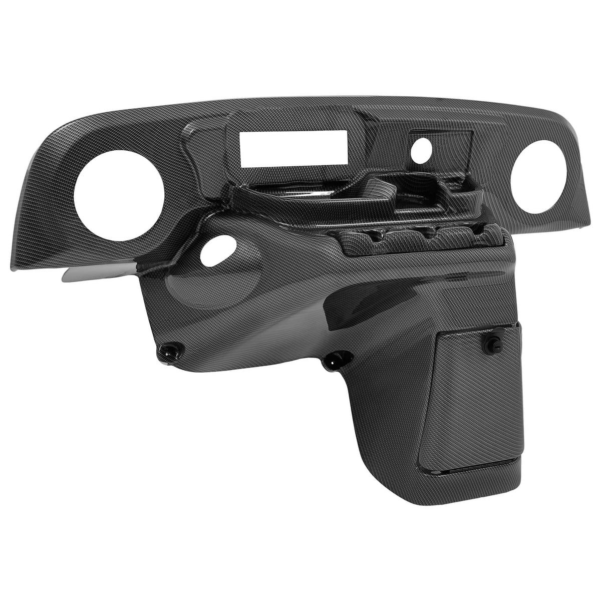 Solidspare Carbon Fiber Style Dash Dashboard W/ Radio Speaker Cutout For EZGO TXT 96-13