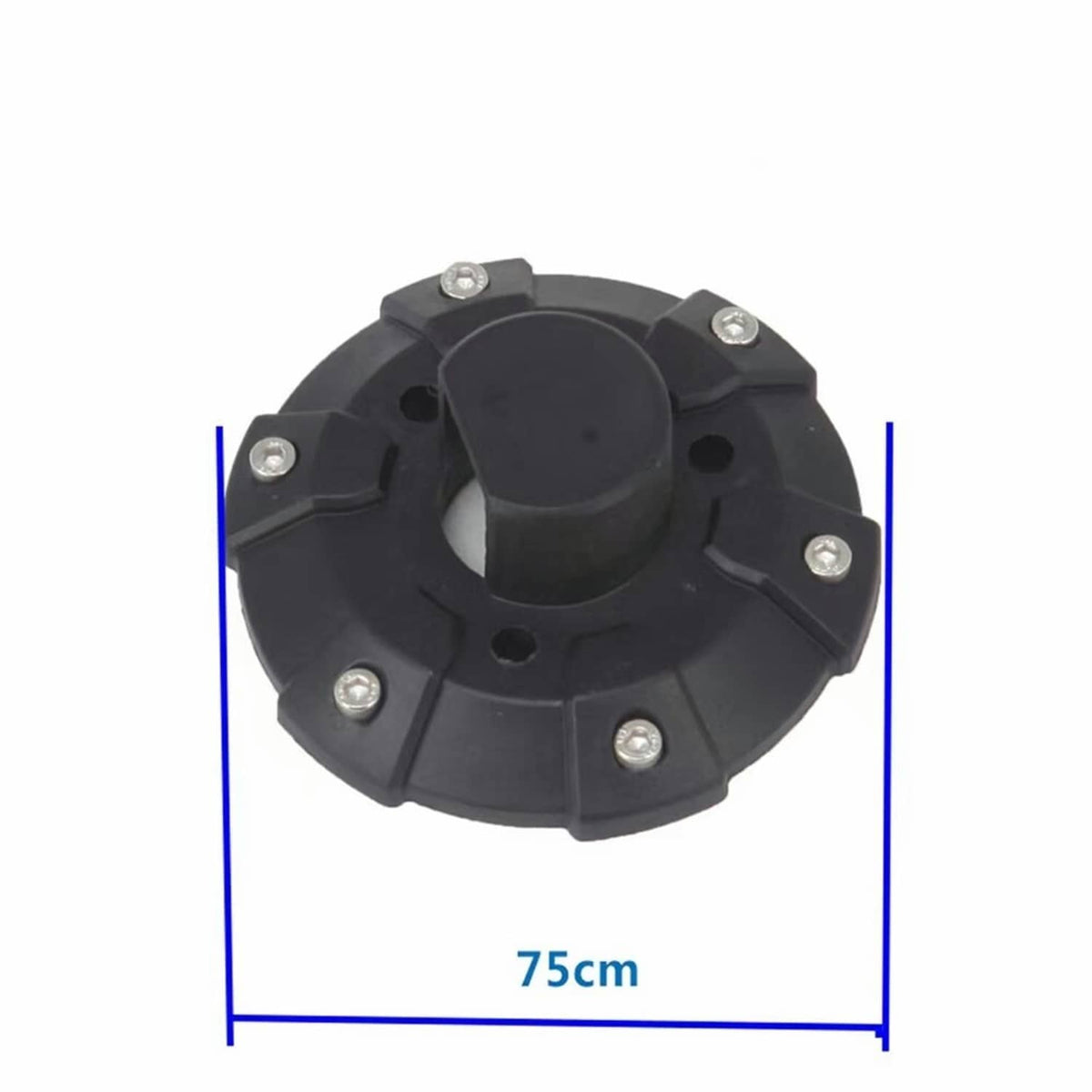Solid Spare Black Antenna Base Cover For Jeep Wrangler JK JL JT 07-21 Car Auto Accessories A