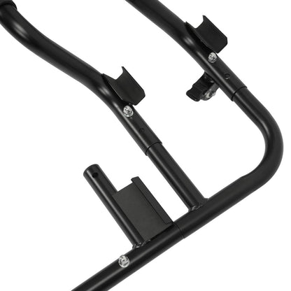 Solid Spare Hardtop Storage Rack For Jeep Wrangler CJ-7 YJ TJ JK JL 1976-2025 Powder Coated