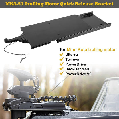 Solid Spare MKA-51 Electric Steer Trolling Motor Quick Release Bracket for Ulterra 1854051