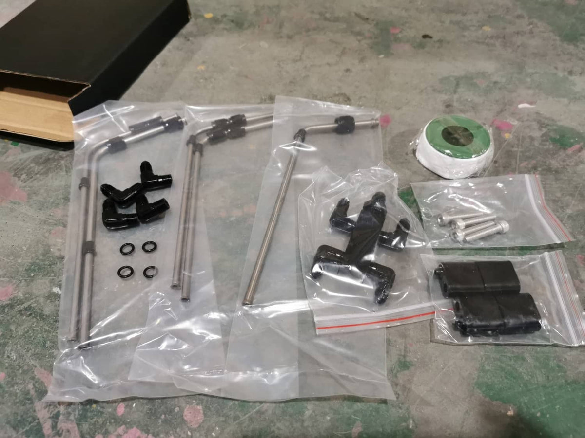Solidspare Stainless Steel Complete Coolant Crossover Steam Vent Kit Parts For LS1 LS2 LS3