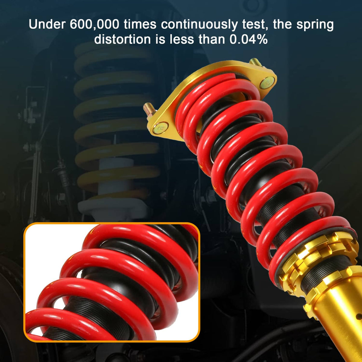 Solidspare 4X Coilover Struts Shocks Adj Height Fit Nissan 300ZX Z32 90-96 Turbo Coupe 2D