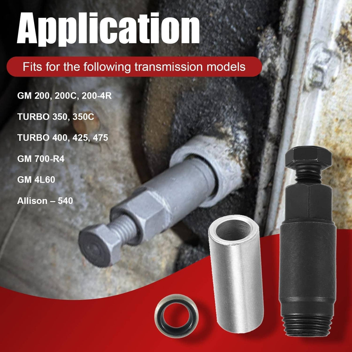 Solid Spare for GM Transmission Shifter Seal Remover Installer Seal Tool Turbo 350C 350 400