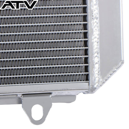 Solidspare 2-Row All Aluminum Cooing Radiator For Yamaha YFZ450 2004 2005 2006 2007 2008