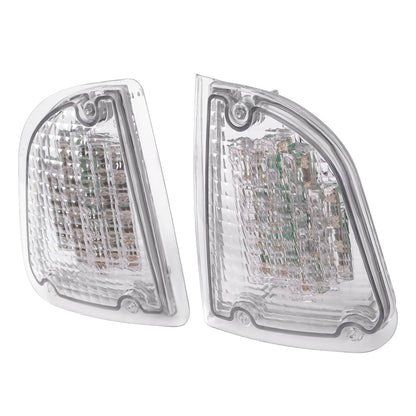 Solid Spare Pair Clear LED Turn Signal Lights Fit For 86-08 KW Kenworth K300 T300 T330 T600