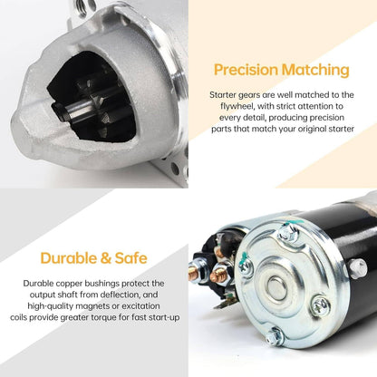 Solidspare 17994 Starter Motor for Dodge Avenger Journey Jeep Compass Patriot 2.0L 2.4L
