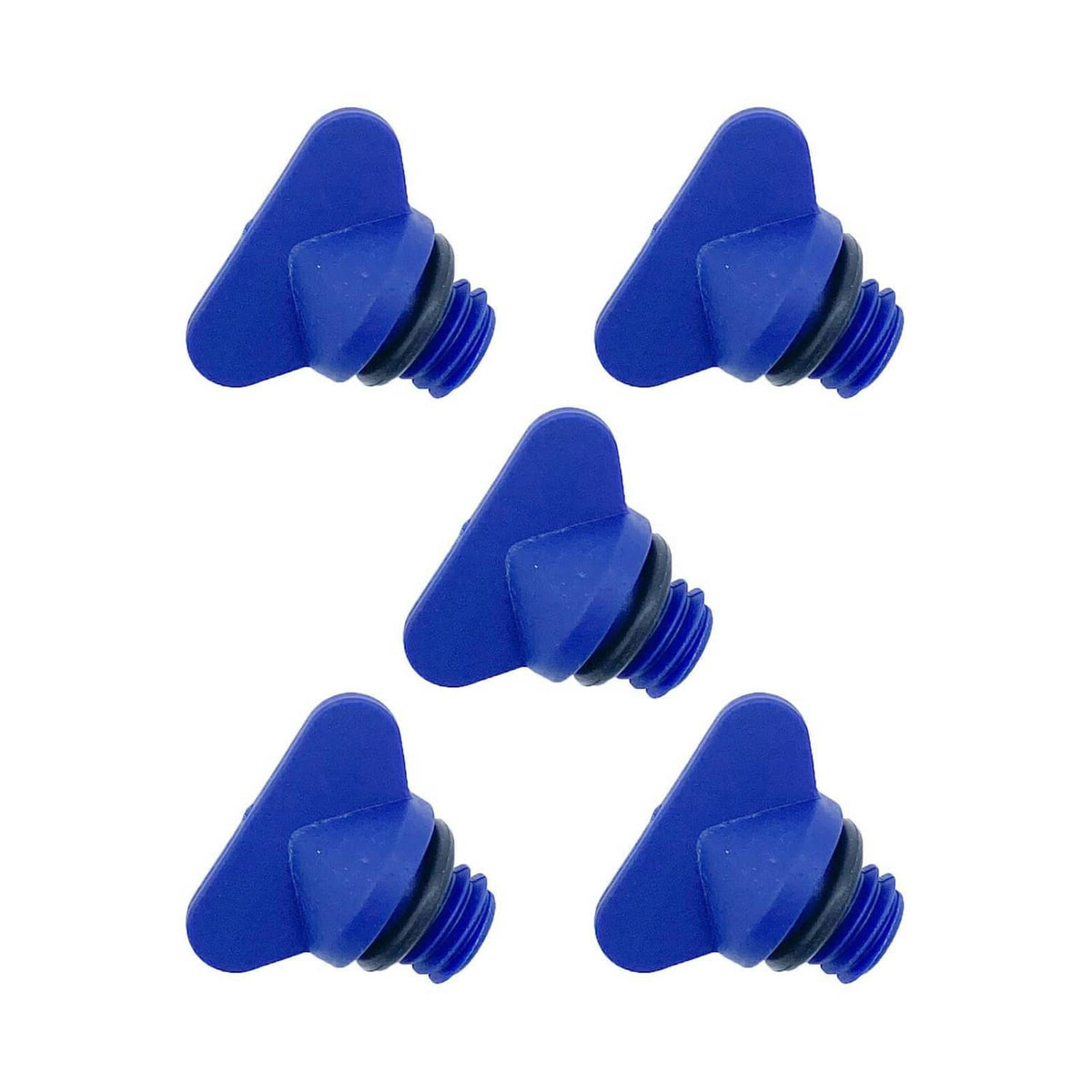Solid Spare 5Pack Exhaust Manifold Water Drain Blue Plug For MerCruiser 806608A1 8M2000874