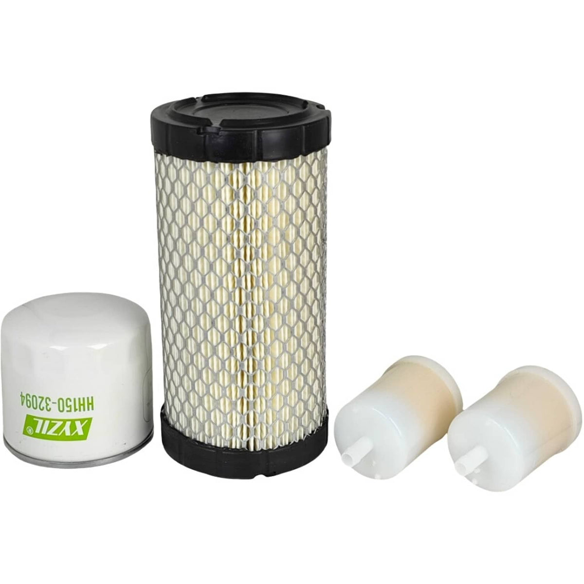 Solid Spare Engine Oil Fuel Air Filter Kit for Kubota ZD28 BX2200 BX2660 Tractor