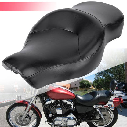 Solidspare Two Up 2-Up Driver Passenger Seat For Harley Sportster XL 883 XL 1200 2004-2023