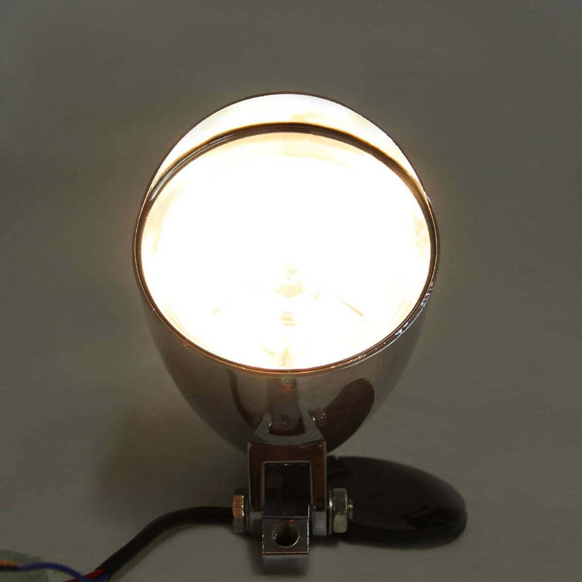 Solidspare Motorcycle Bullet Headlight For Harley Dyna Sportster XL Softail Bobber Chopper