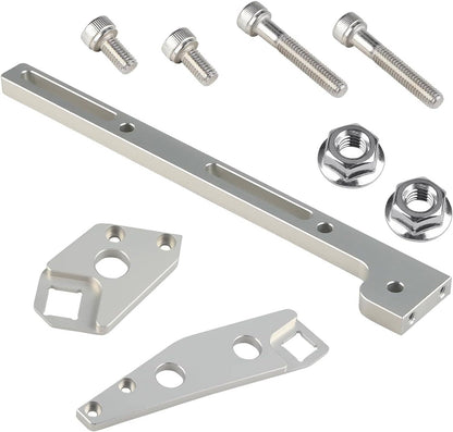 Solidspare Aluminum Silver Throttle Cable Bracket For LS1 Sheet Metal Intake Manifold