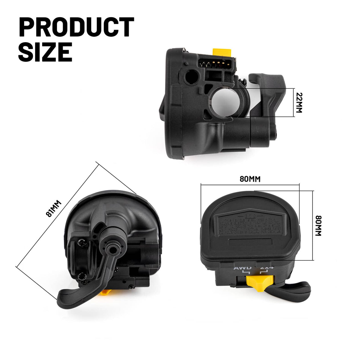 Solidspare Thumb Throttle Lever Fit For Polaris Xpedition 325 425 2000-2002 ATV #2010202