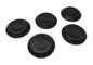 (5) 1" Inch Black Plastic FLUSH MOUNT HOLE PLUG for Sheet Metal Auto Body Panel