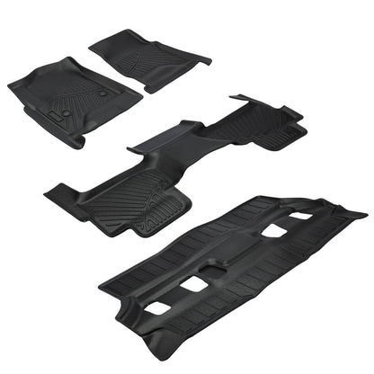 Solidspare Floor Mats for Chevy Tahoe & GMC Yukon (Not XL) 2015 2016 2017 2018 2019 2020