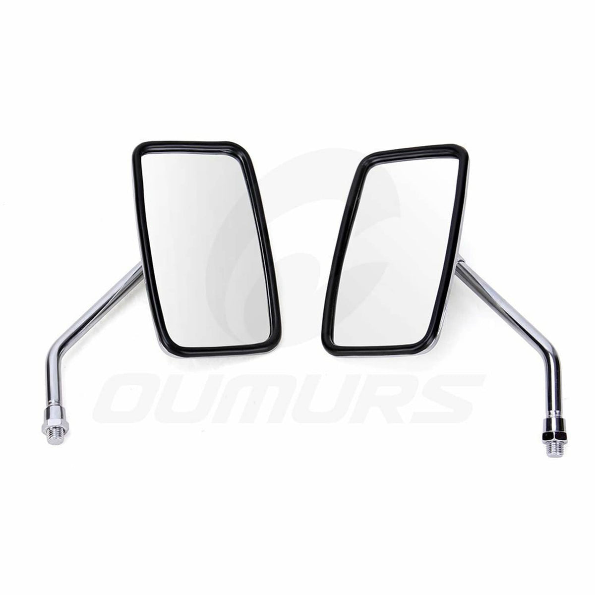 Solidspare 2Pcs Chrome 10MM Rearview Side Mirrors For Kawasaki Vulcan 500 750 800 900 1500