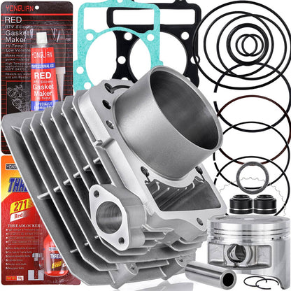 Solidspare Cylinder Barrel Piston Gasket Kit for Kawasaki Prairie KVF300A KVF300B 1999-2002