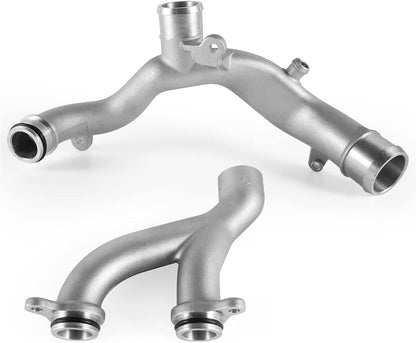 Solidspare New Water Pipe Coolant Pipe Upgrade LR092992+LR090630 Kit for Jaguar Land Rover