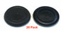 20 Black Rubber 1-1/4" Inch FLUSH MOUNT HOLE PLUG - Sheet Metal Auto Body Panel