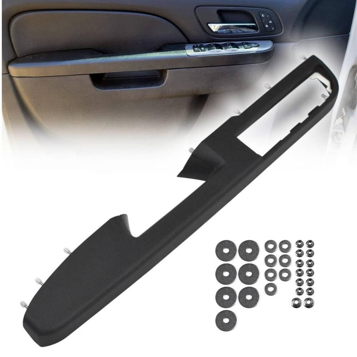 Solidspare Driver Door Panel Handle Armrest Repair For 2010-2014 Chevy GMC Tahoe Silverado