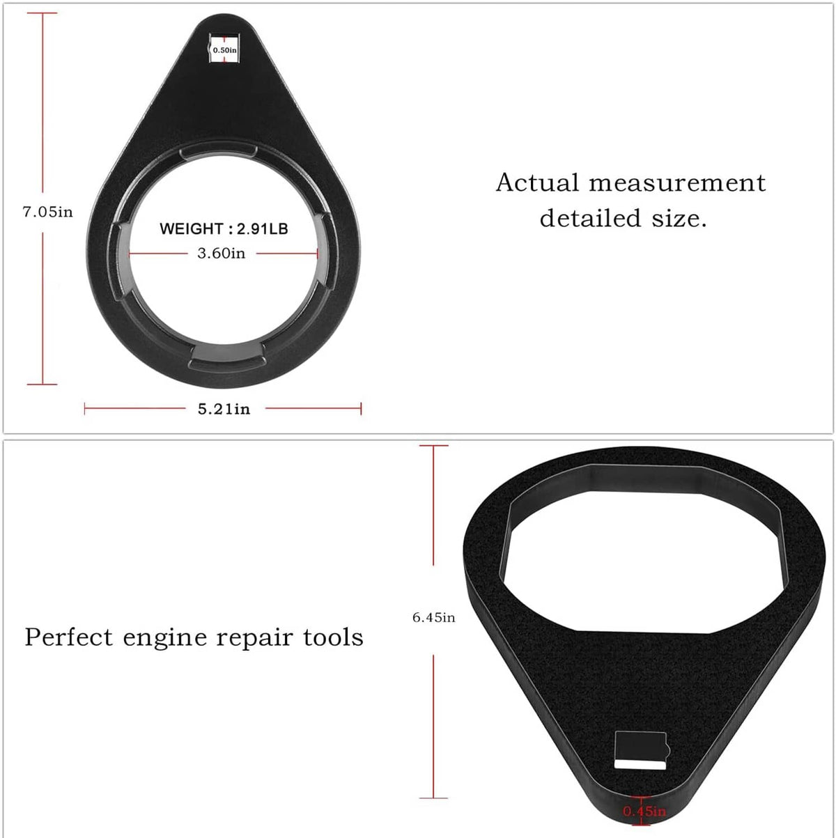 Solid Spare For Mercruiser Bravo 3 Bearing Carrier Retainer Wrench Tool 91-8053741,91-805374