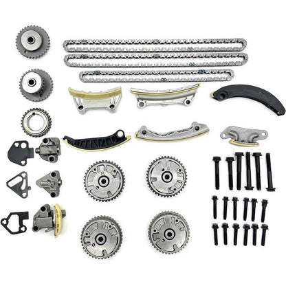 Solidspare For Buick Cadillac Chevrolet GMC Pontiac Timing Chain Kit w/4VVT CAM PHASER Gear
