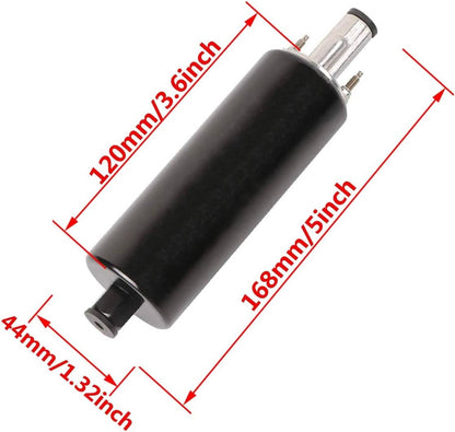 Solidspare New Universal High Flow & Pressure External Inline 255LPH Fuel Pump GSL392