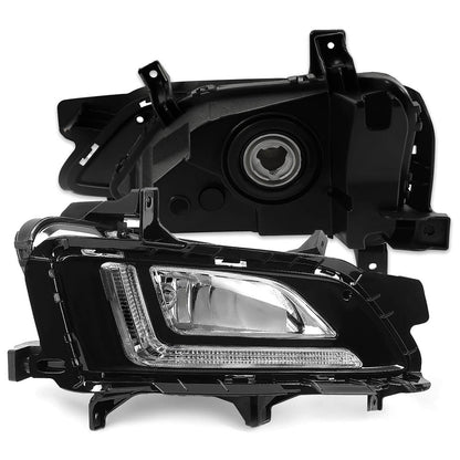 Solid Spare Pair LED&DRL Fog Lights Bumper Lamps LH&RH w/Bulbs For Hyundai Tucson 2019-2021
