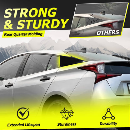 Solid Spare Rear LH+RH Quarter Molding Cover Panel For Toyota Prius 16-22 Prius Prime 17-22