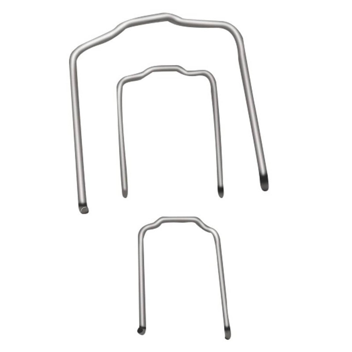 Solidspare Radiator Hose Retaining Spring Clip Clamp 0.87in 1.07in 1.83in U” shape For BMW