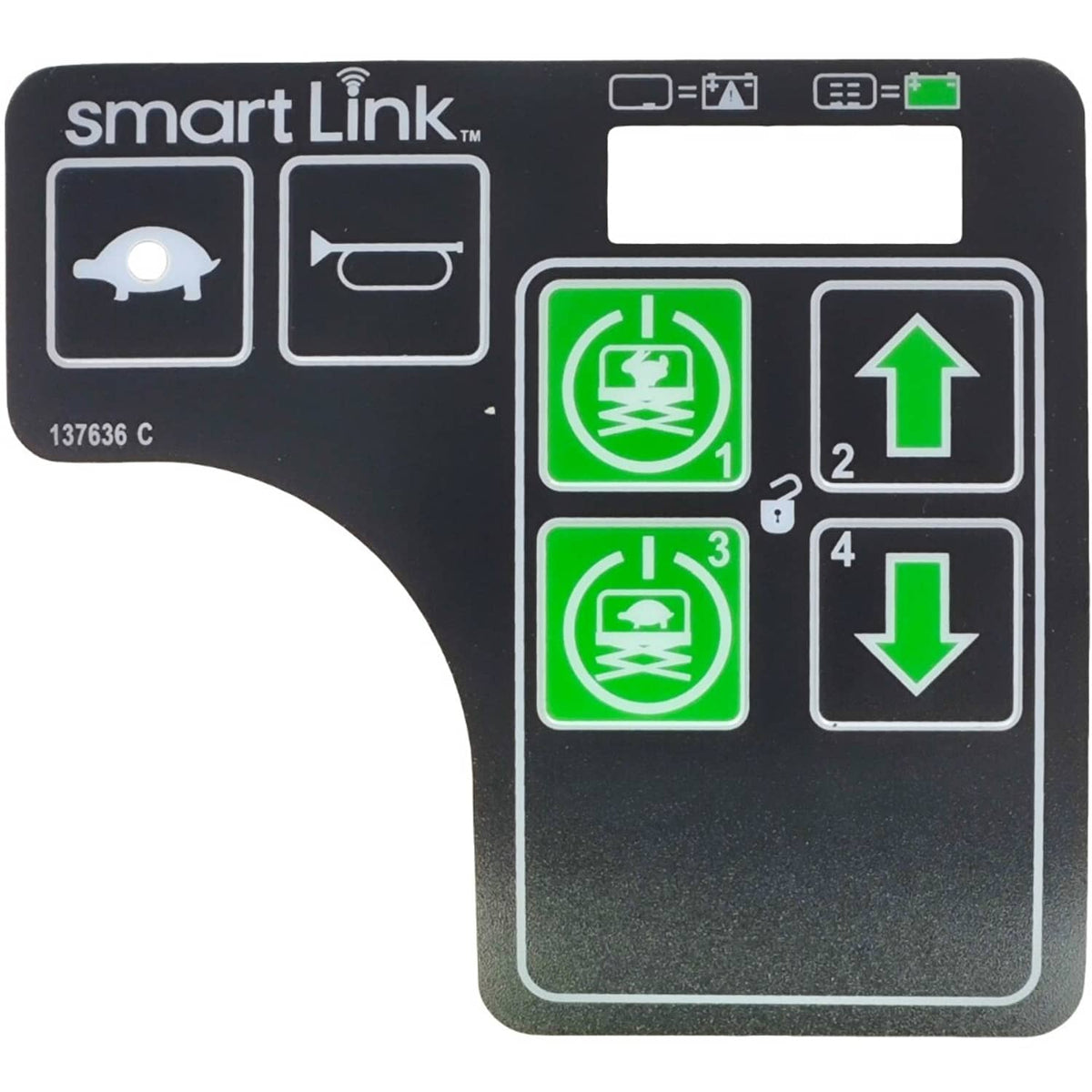 Solid Spare Platform Controller Decal 137636 for Genie Scissor Lift GS-2632 GS-2032 GS-2046