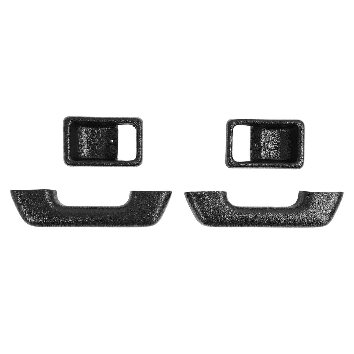 Solid Spare Fit 84-87 Toyota Pickup Truck Interior Door Panels Center Section Black ABS