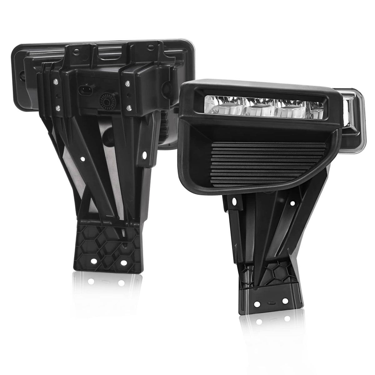 Solid Spare For Ford F250 F350 Super Duty 2020-2022 LED Bumper Fog Lights Driving Lamps Set