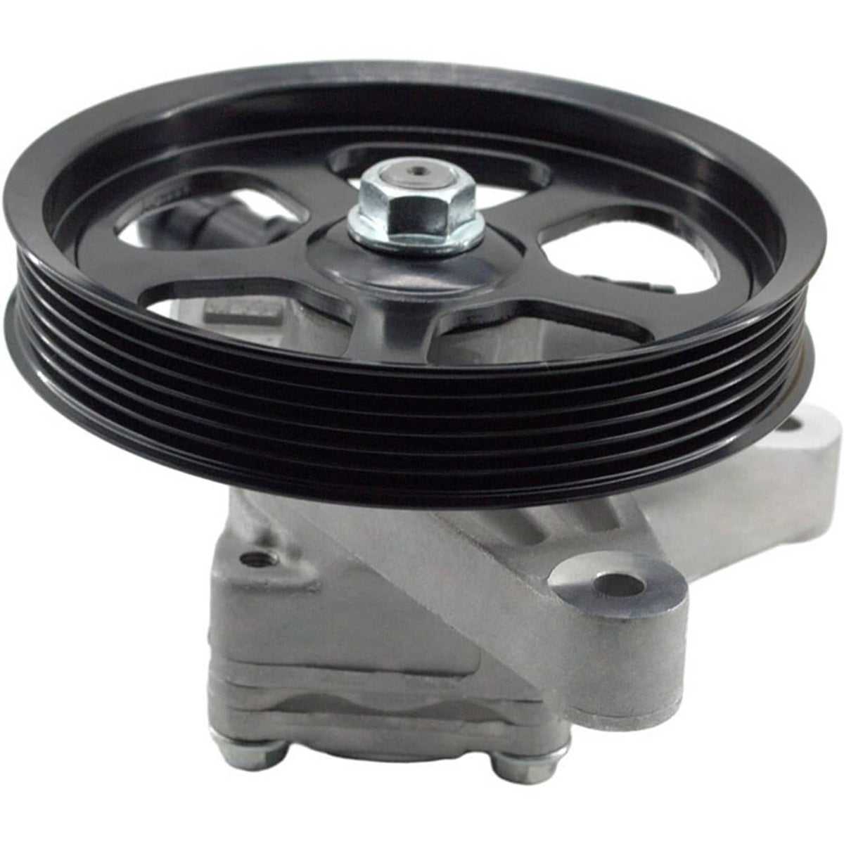 Solidspare Black Power Steering Pump for Acura MDX 07-13 Honda Odyssey 05-10 Pilot 05-08
