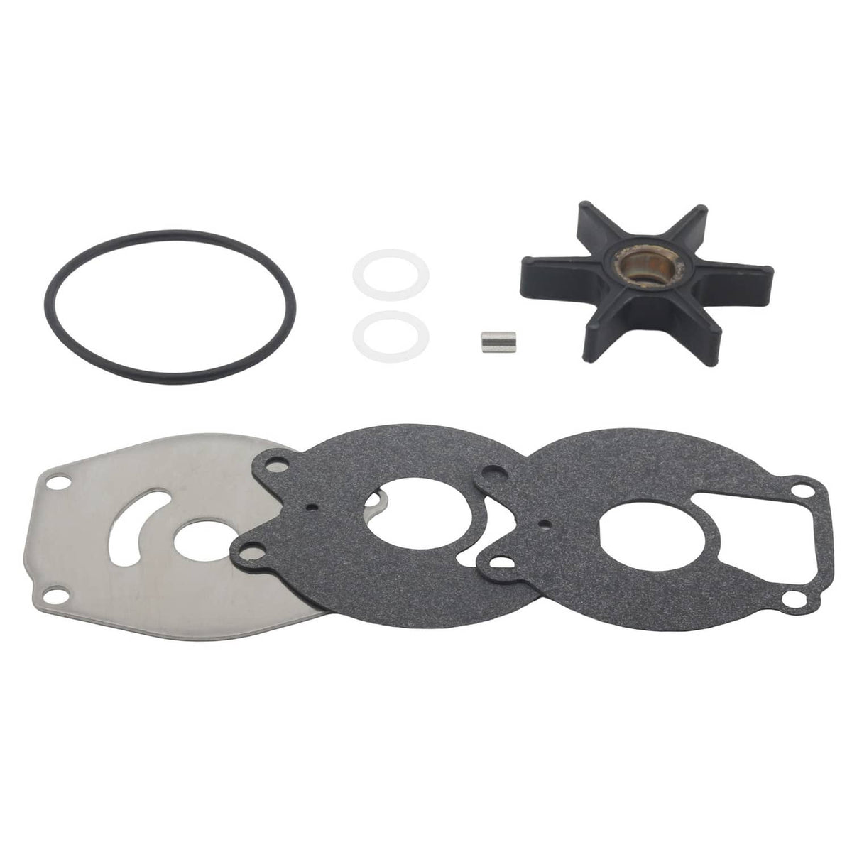 Solid Spare 85089Q4 Water Pump Impeller Kit Mercury 8 9.9 13.5 15 18 20 25 HP 2 Cyl Outboard