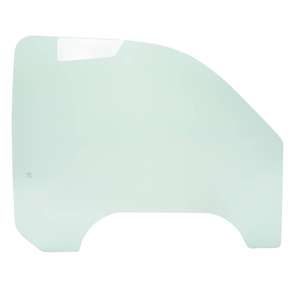 Solid Spare For 99-07 Silverado/Sierra Classic Front Right Door Tempered Glass Light Green