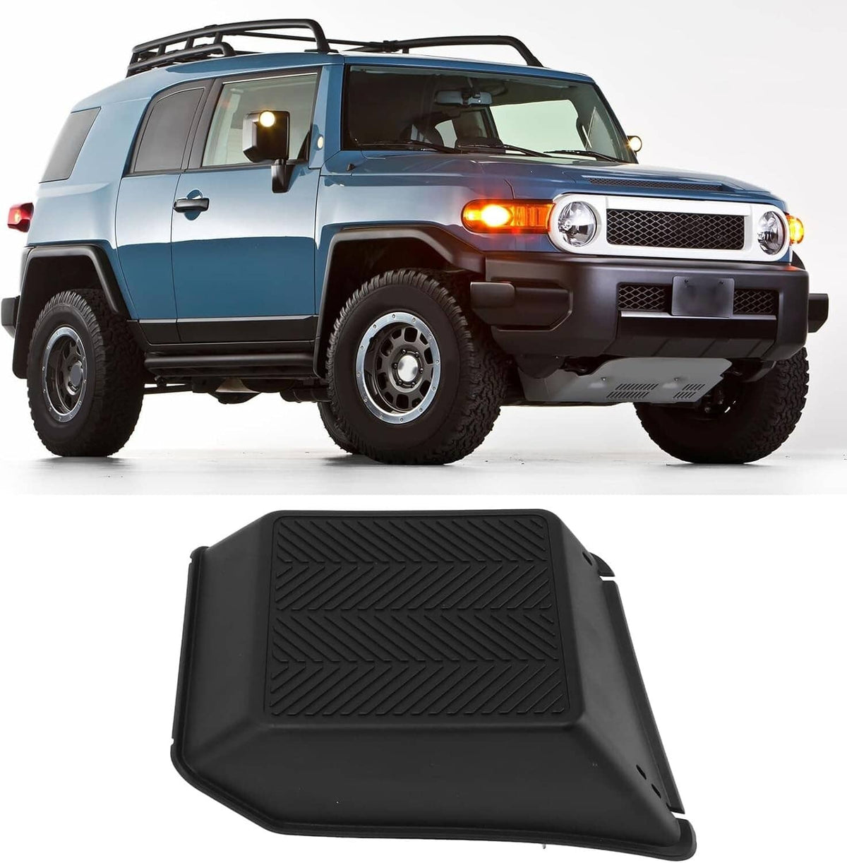Solid Spare Driver Side Floor Cover Footrest Fit for 2007-2014 Toyota FJ Cruiser 58190-35030