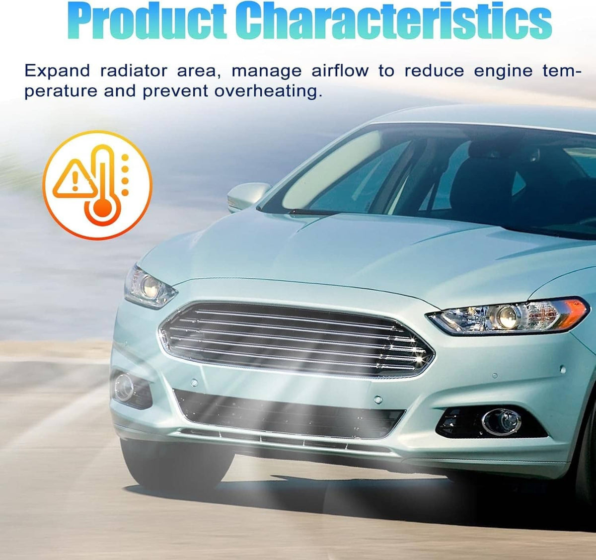 Solidspare New Active Grille Shutter Radiator w/ Motor for 13-16 Ford Fusion Assy DS7Z8475B