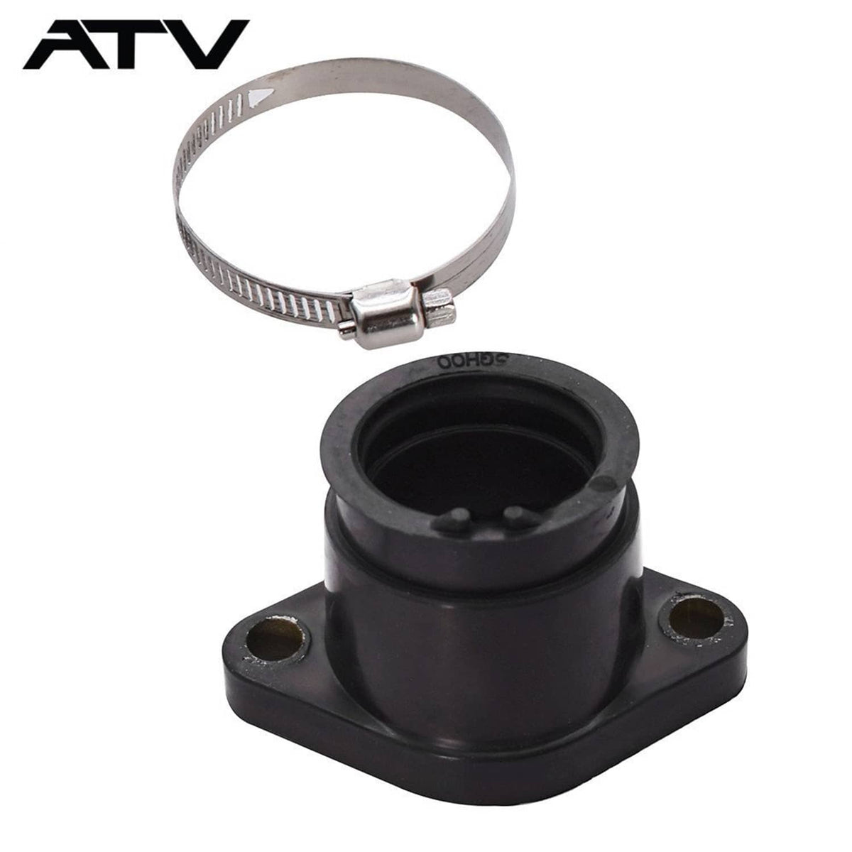 Solidspare Intake manifold carburetor flange For Yamaha Kodiak Grizzly Wolverine 400 450