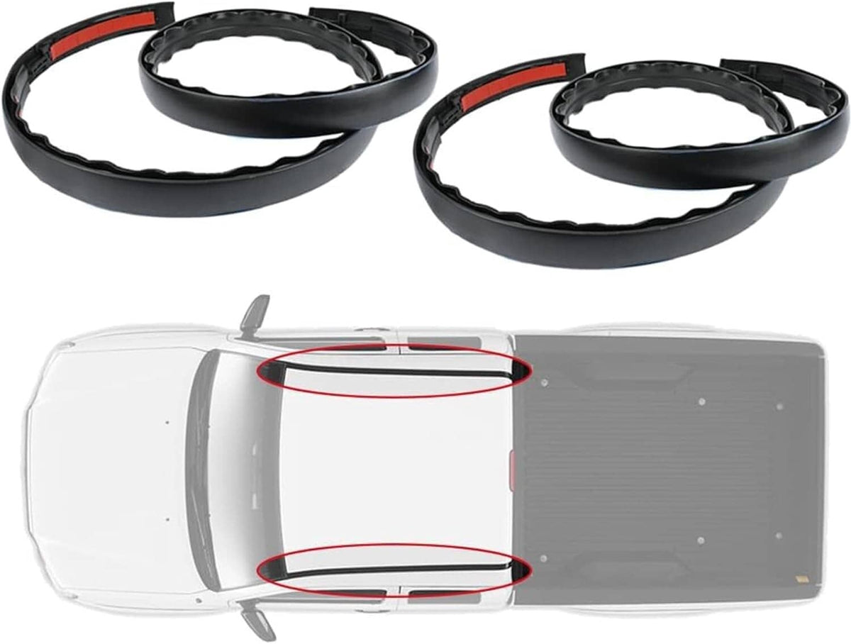 Solid Spare 2PCS ROOF DRIP MOLDING FOR 2005-2015 TOYOTA TACOMA DOUBLE CAB RH&LH 75551-04063