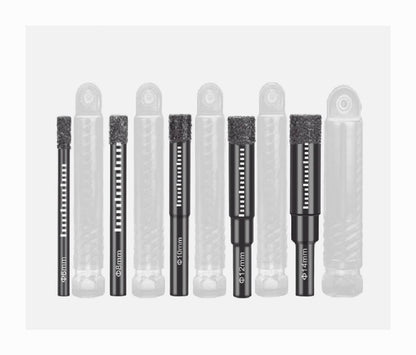 Solid Spare Black New Dry Diamond Drill Bits Durable For Porcelain Granite Tile Ceramic