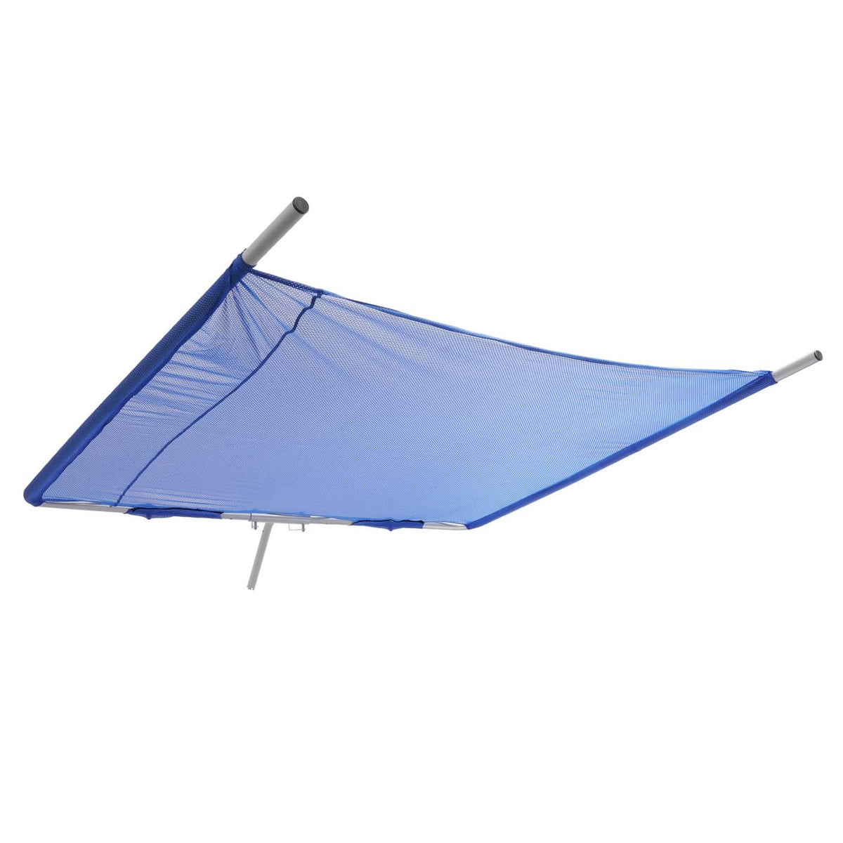 Solidspare Silvery+Blue Boat Sun Shade For Boats 25 FT And Under Aluminium Powder Coated