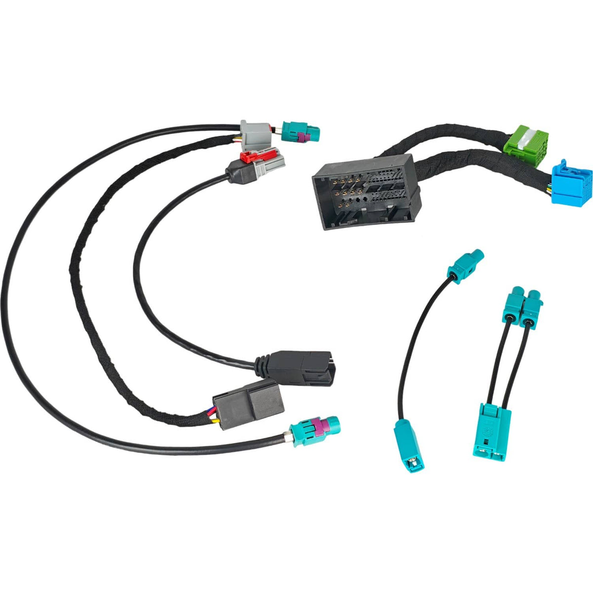 Solid Spare Upgrade Integration Wiring Harness Kit for Dodge Ram USB GPS LVDS Adapter Cable