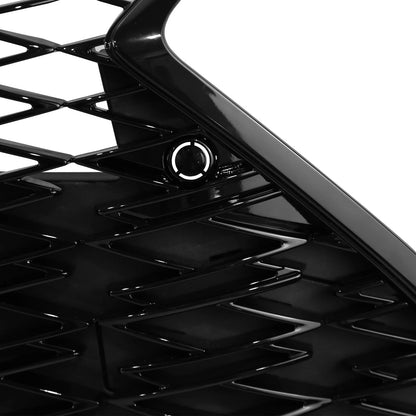 Front Grille W/ Camera Hole Gloss Black Fit Lexus IS350 IS300 F SPORT 2021-2024