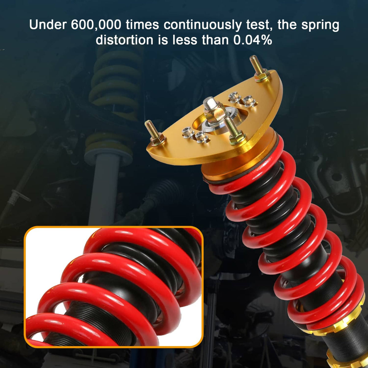 Solidspare 4X Coilover Struts Shocks Absorbers Adj Height For Subaru Impreza WRX GC8 93-01