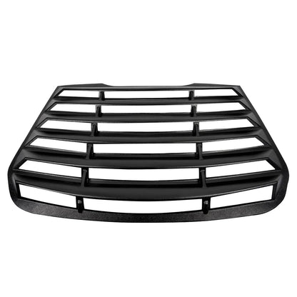 Solid Spare Matte Black Rear Window Louver Sun Shade Cover W/Tape For Ford Fusion 2013-2020